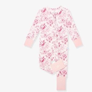 Jolene Posh Peanut Convertible Floral Onesie